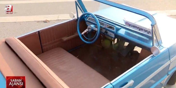 1964 model Chevrolet İmpala’yı evinin balkonunda yapmaya başladı! Kendi imkanlarıyla 1 senede bitirdi