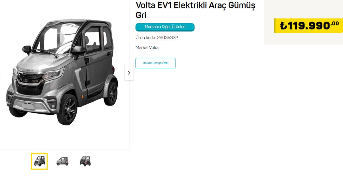 A101, Tekrar Elektrikli Araç Satacak 2 A101, Tekne ve Karavandan Sonra Şimdi de Elektrikli Araç Satışına Başladı