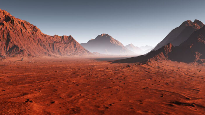 NASA, Mars'taki gün batımını fotoğrafladı